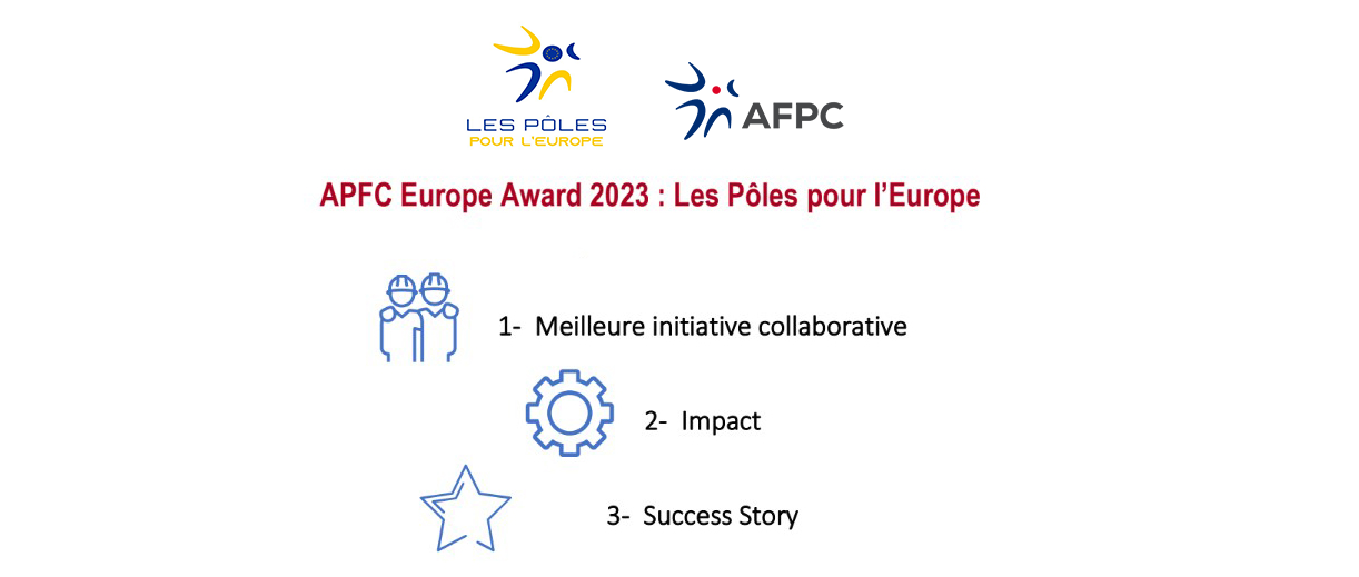 Illustration Ouverture des candidatures pour APFC Europe Award 2023 : Les Pôles pour l’Europe