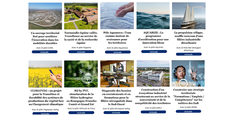 Illustration Les pôles de compétitivité, poumon économique des territoires présentent 10 projets inspirants