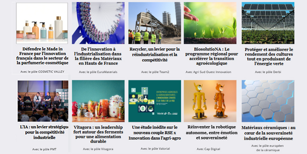 Illustration Les pôles de compétitivité agissent pour allier Prospective et Compétitivité durable